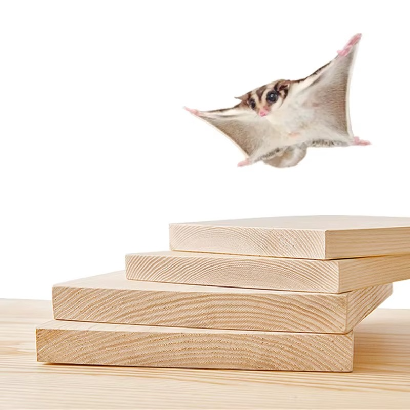 1PC Hamsters Wooden Platform Set Chinchilla Cage Platform Small Animals Cage Accessories for Squirrel Gerbil Suger Glider