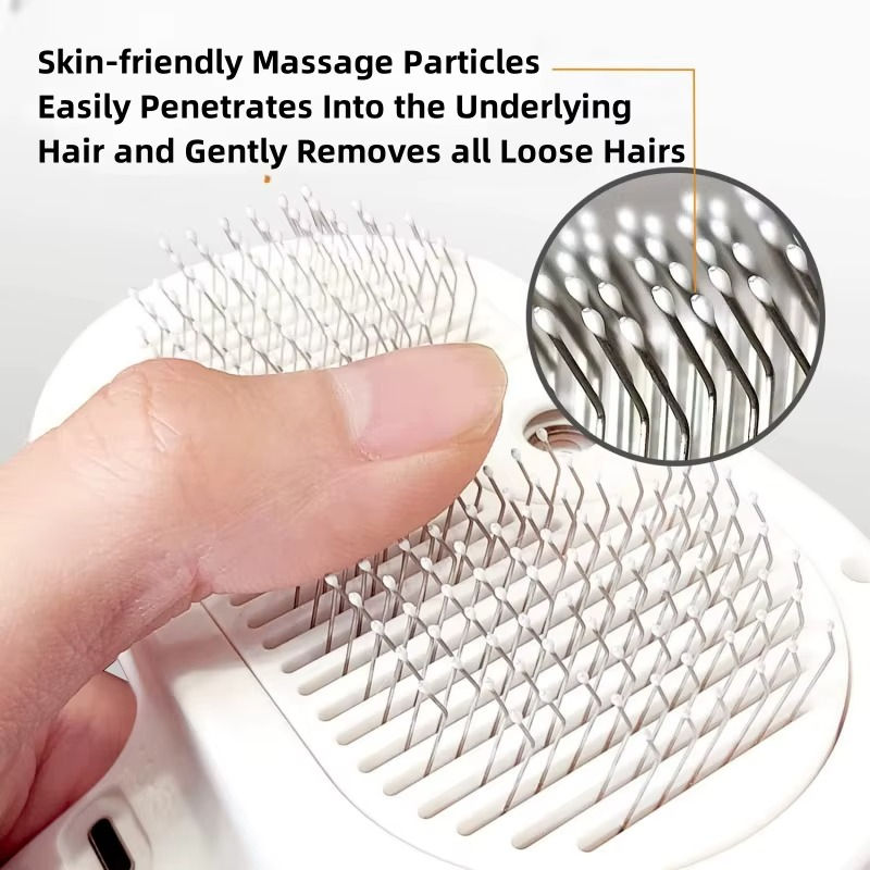 Pet Spray Grooming Comb Remove Floating Hair Fluffs Hair Water Steam Comb Styling for Dogs Cats accessories