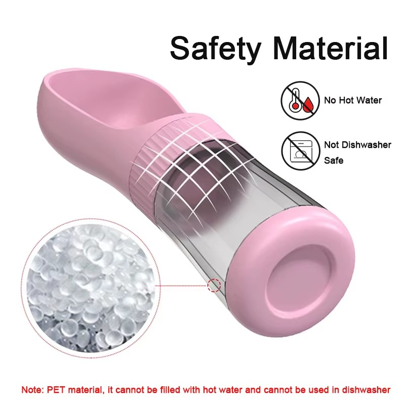 Portable Dog Water Bottle With Food Container Travel 2 in 1 Pet Water Dispenser For Small Large Dogs Cat Labrador Drinking Bowls