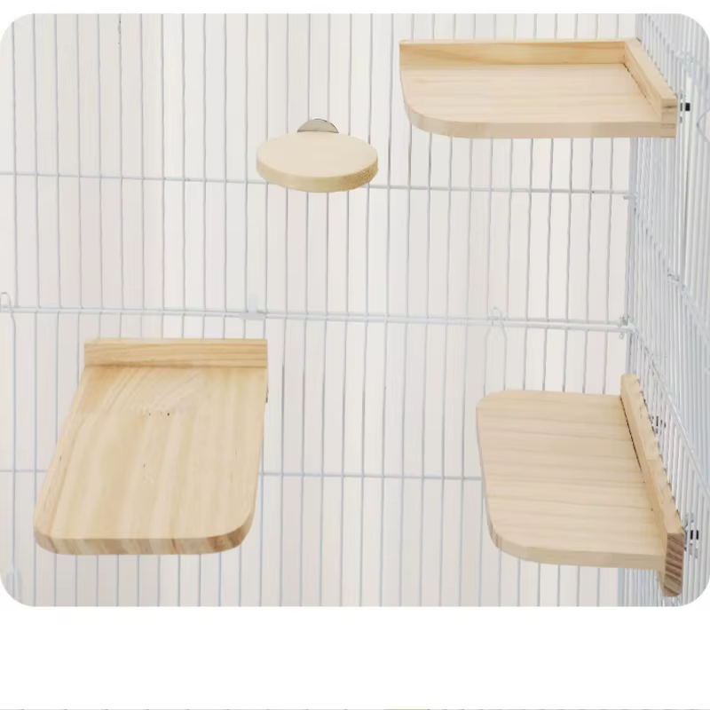 1PC Hamsters Wooden Platform Set Chinchilla Cage Platform Small Animals Cage Accessories for Squirrel Gerbil Suger Glider