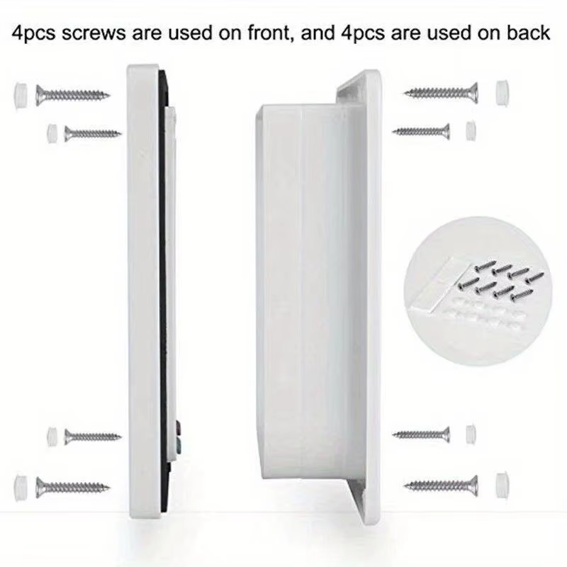 Pet Cat Door Hole Dog Door Hole Can Control Free Entry And Exit Pet Home Practical Two-way Door Safety Flap Door Pet Supplies