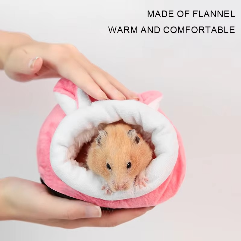 Hamster Supplies Cotton Nest Pet Rat Hammock Hedgehog Squirrel Soft Warm Insulated Winter Cottage Small Pet Sleeping Bed