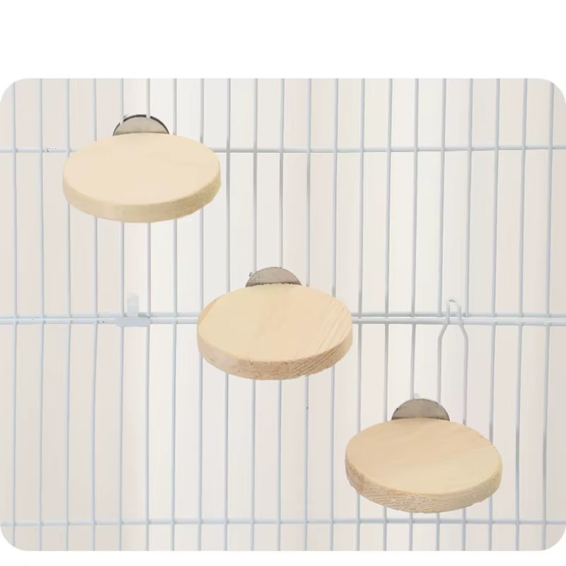 1PC Hamsters Wooden Platform Set Chinchilla Cage Platform Small Animals Cage Accessories for Squirrel Gerbil Suger Glider