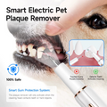 Electric Dog Teeth Cleaner Ultrasonic Dental Scaler Tartar Remover Waterproof IPX6 With 5 Modes Rechargeable Pet Tooth Cleaner