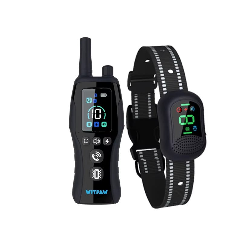Dog Shock Collar 6500FT Dog Training Collar with Remote Waterproof Electric Collar with 4 Training Modes Rechargeable For Dog